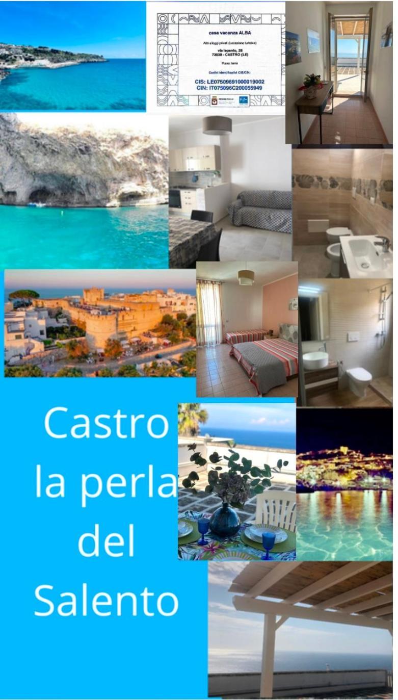 Casa Alba Castro Salento Villa Ngoại thất bức ảnh